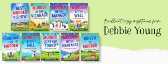 array of nine book covers of Sophie Sayers series in order