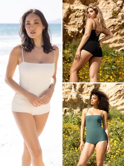 popflex reef romper modest swimwear with pockets 