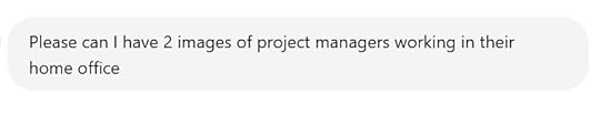 Please can I have 2 images of project managers working in their home office.