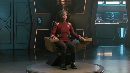 Admiral Michael Burnham (Sonequa Martin-Green) takes command of Discovery for a final mission in the series finale.