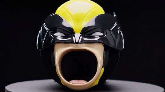 Deadpool and Wolverine popcorn bucket full