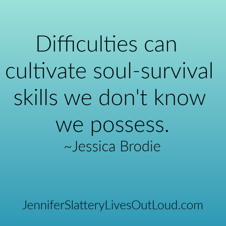 Quote pulled from post on gradiant blue background