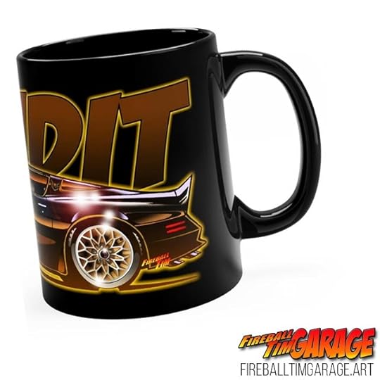 Smokey and the Bandit Coffee Mug in the Fireball Tim Garage