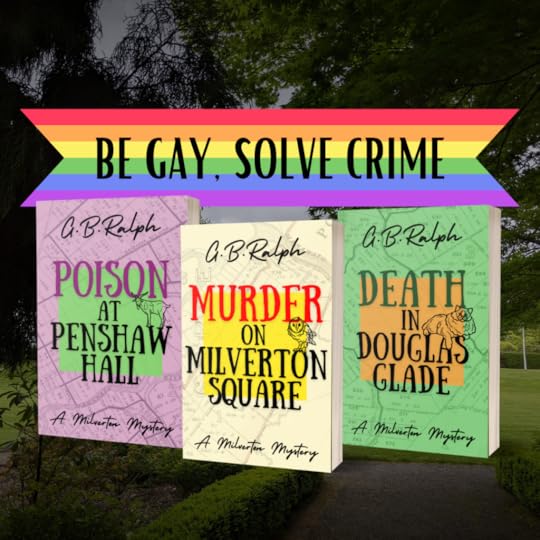 Rainbow banner which reads