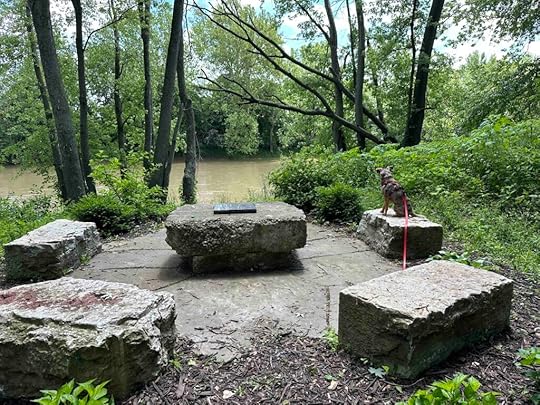 Sunny at the Eilts Memorial