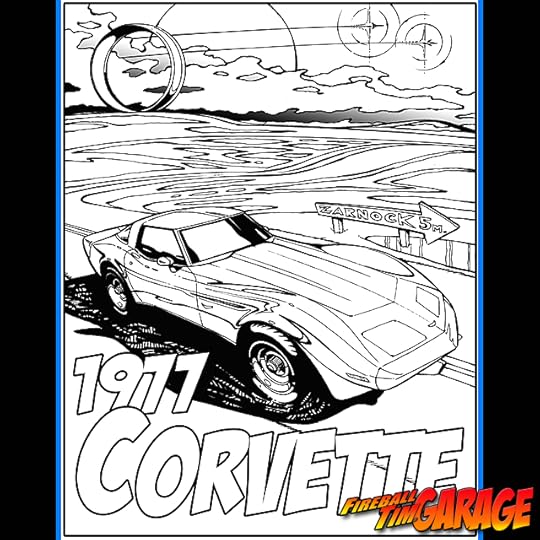 1977 Corvette Concept Art