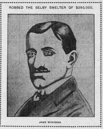 Newspaper picture of John Winters, who robbed the Selby Smelter in Contra Costa County, California