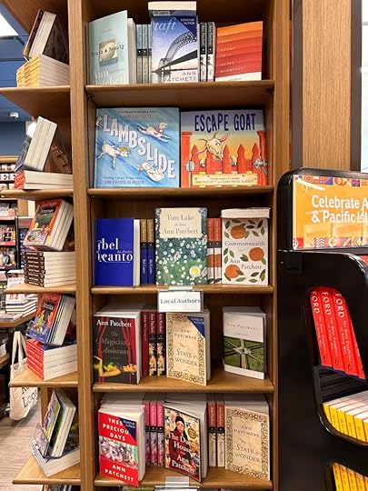 Ann Patchett's books on display at Parnassus