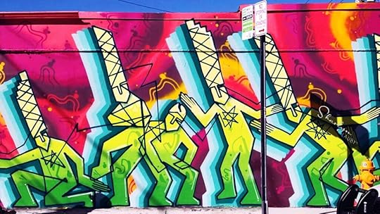 urban wall art stylized people organizational culture