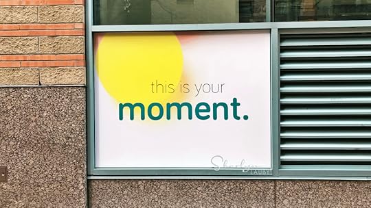 wall sign this is your moment to use tips on public speaking for business presentation