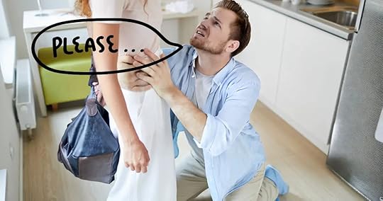 Man beg girlfriend on his knee. 