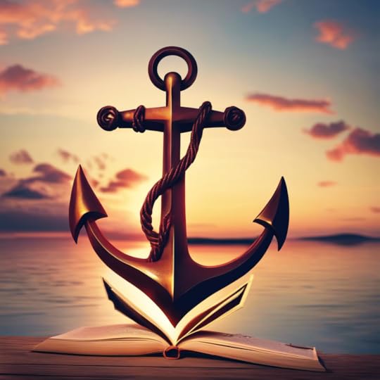 a anchor floats over Aithos book one of Dragonsfall