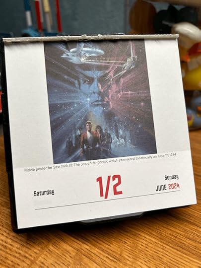 Star Trek III Movie Poster from my day-to-day calendar