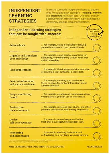 Improving Independent Learning