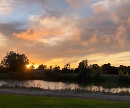 Voskamp farm sunset
