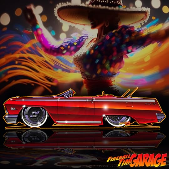 1962 Chevy Impala Lowrider Concept Art by Fireball Tim