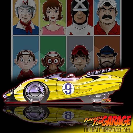 Racer X Shooting Star Concept Art by Fireball Tim