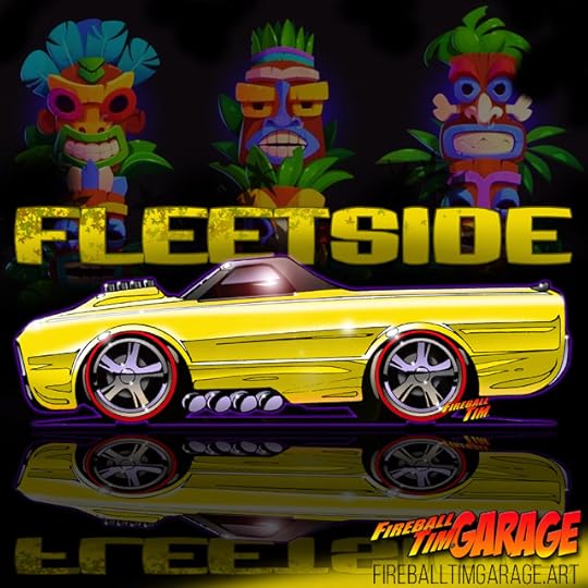 Fleetside Hot Wheels Concept Art by Fireball Tim