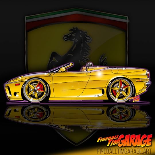 Ferrari 360 Concept Art by Fireball Tim