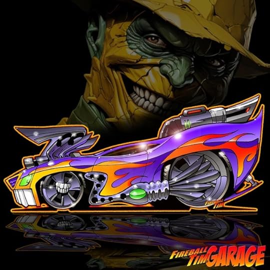 Son of the Mask Muscle car Concept Art by Fireball Tim