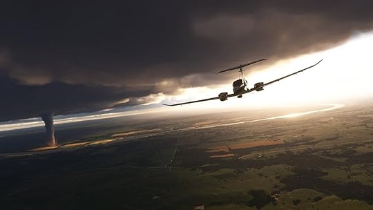 Microsoft Flight Simulator 2024 has new weather patterns, like a tornado you can fly by.