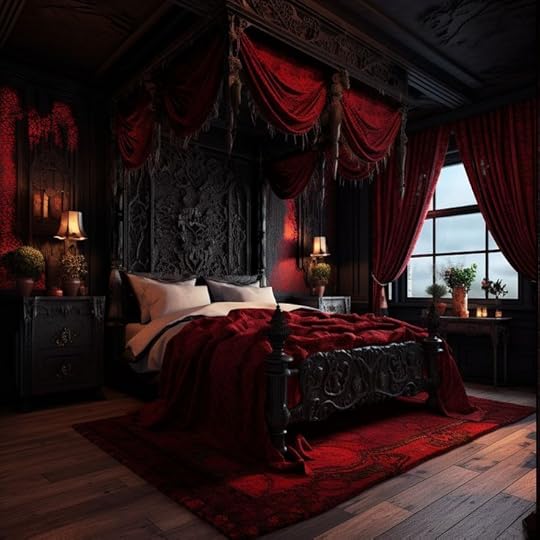 Dark Gothic Bedroom | Dark home decor, Gothic decor bedroom ...