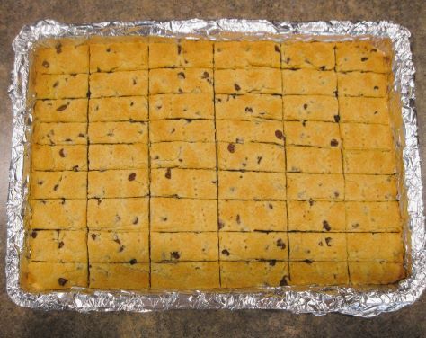 Bready or Not Original: Big Batch Chocolate Chip Shortbread 