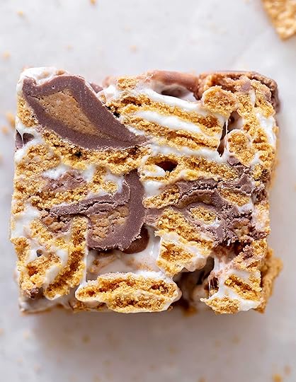 peanut butter cup golden grahams smores bars