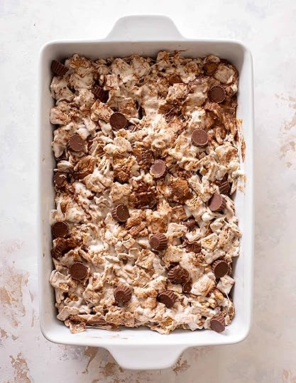 peanut butter cup golden grahams smores bars