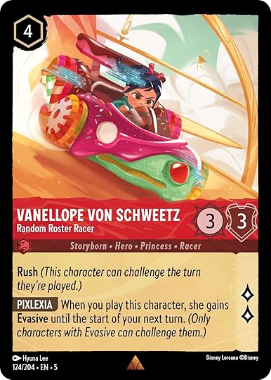 Disney Lorcana Shimmering Skies card Vanellope