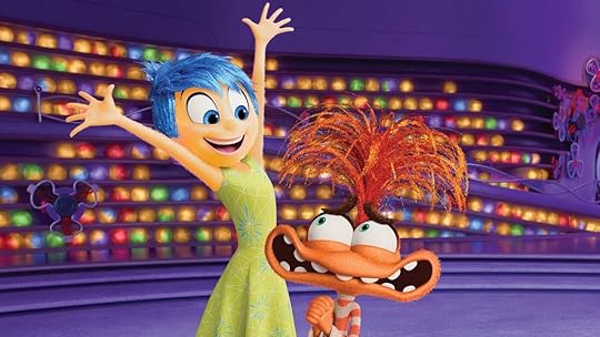 Joy holds her arms out wide to hug Anxiety in Inside Out 2