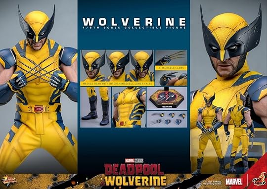 Hot Toys' deluxe Wolverine figure from Deadpool u0026 Wolverine.