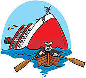 Sinking ship