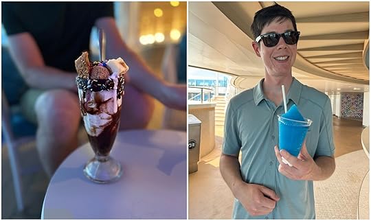 Premium Dessert and granita at Coffee and Cones on board the Sun Princess