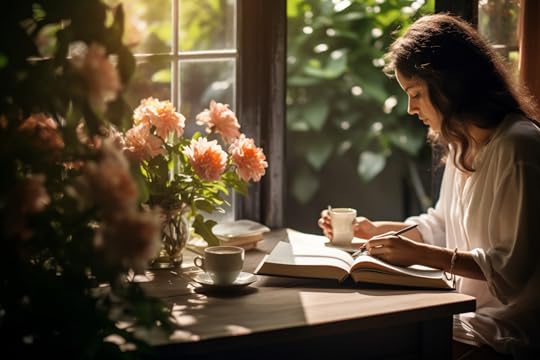 mujer escribiendo - nina peña - diario personal