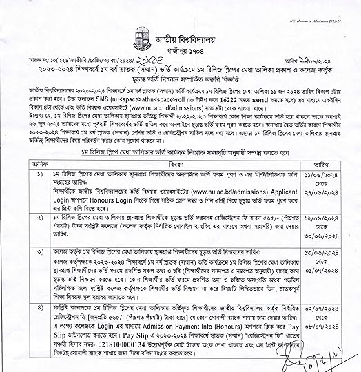 honours release slip result 2024