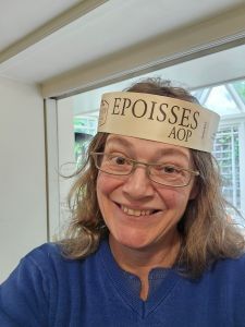 Picture of M T McGuire with the round bit that went round the cheese on my head