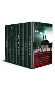 Picture of a box set of books called Future Adventures featuring first in series from 8 different authors.