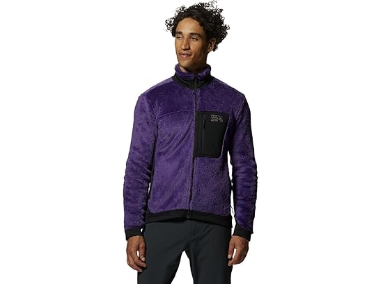man in mountain hardwear fleece