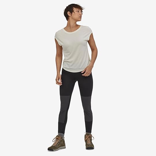 woman in patagonia leggings