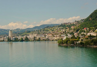 Montreux from the Flower Path