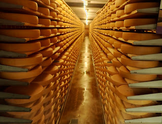 Cheese Stored at Maison du Gruyere