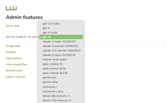 Ask LukeW large language model selection for answer generation