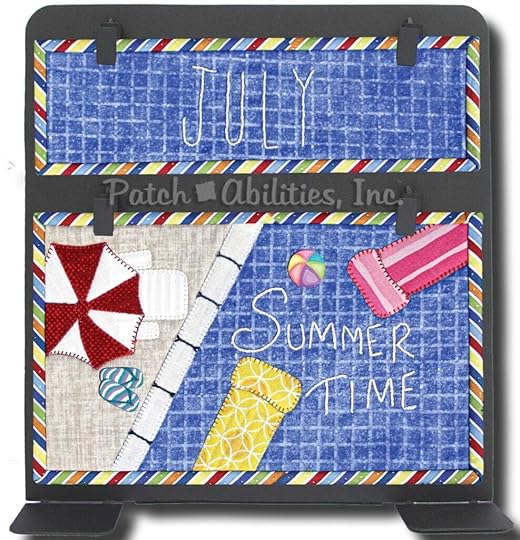 NEW! Patch Abilities Appliqué Wall Hanging Quilt Patterns & Hardware - July
