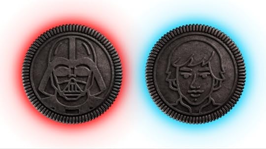 Luke and Darth Vader Star Wars Oreos