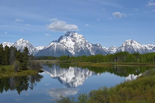 The Grand Teton mountain range in Grand Teton National Park, Wyoming, on June 13, 2019. (Daniel Slim/AFP/Getty Images/TNS)