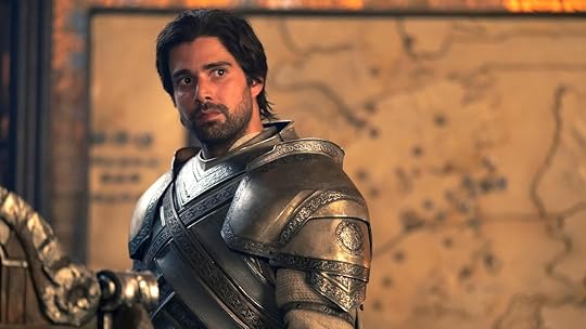 Criston Cole in his Kingsguard armor before a map on House of the Dragon