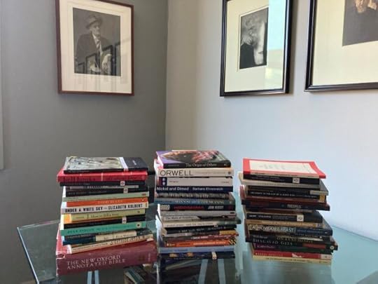 What a year of reading--briefly-- looks like