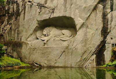 Lion of Lucerne Monument Switzerland