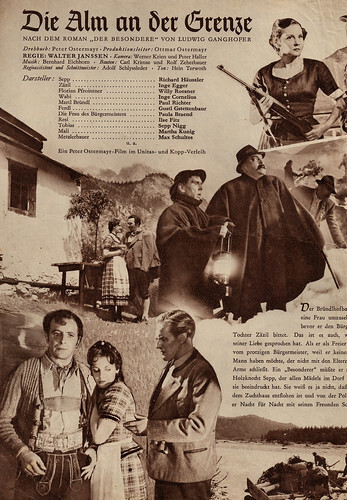 Die Alm an der Grenze (1951), Flyer Illustrierte Film-Bühne, part 2